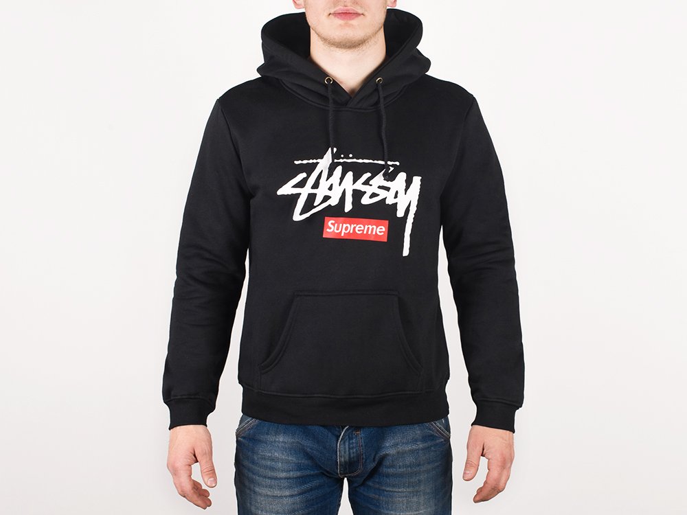 supreme x stussy hoodie